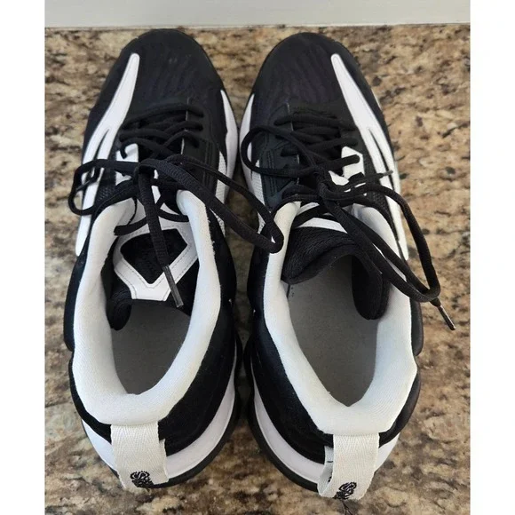 Nike Zoom Freak 4 Mens US 11.5 Basketball Shoes Black White DZ7533-003 - Picture 6 of 9